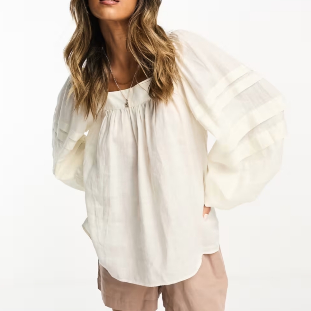& Other Stories gazi oversized balloon sleeve top